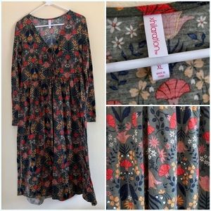 Xhilaration boho CUTE midi dress XL